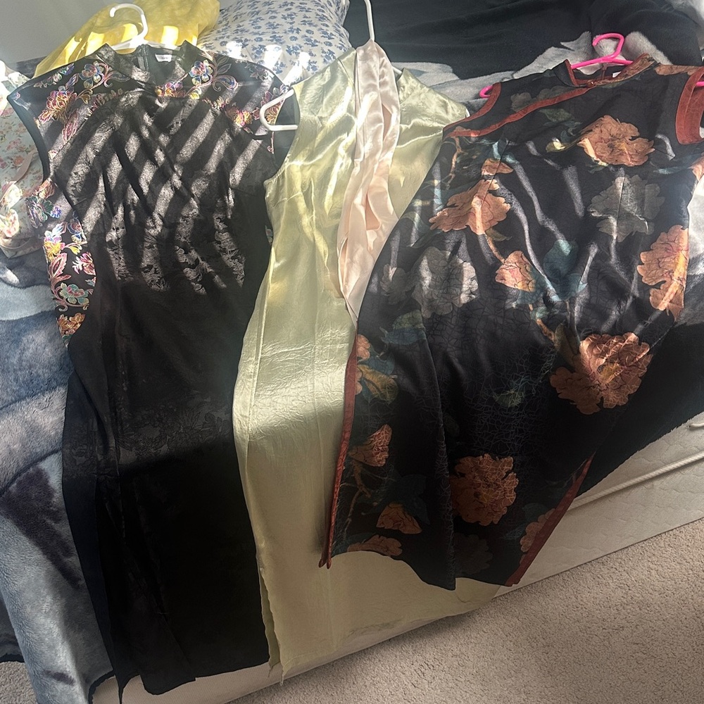 3 Qipao dresses